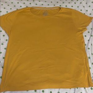 loose fit mustard shirt